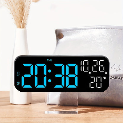 Skorter | DeskTime - Digital USB Desk Clock with Date and Temperature Display