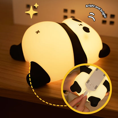 Skorter | SugarPanda - LED Night Light, Silicone Rechargeable Sleep Lamp