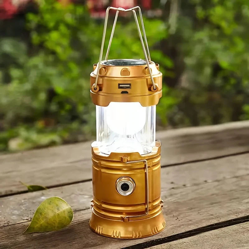 Skorter | Solar Camping Lamp with USB Charging – Portable LED Lantern for Outdoor Activities and Emergencies