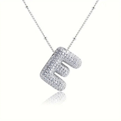 Skorter | Alphabet-Diamond-Pendant-Necklace