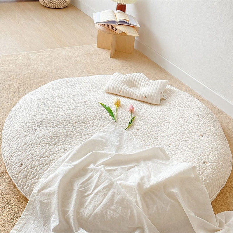 Skorter | Bear Embroidery Baby Play Mat