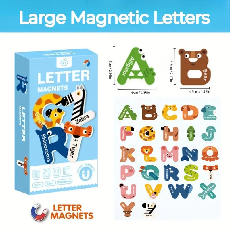 Skorter | Animal-shaped Magnetic Alphabet