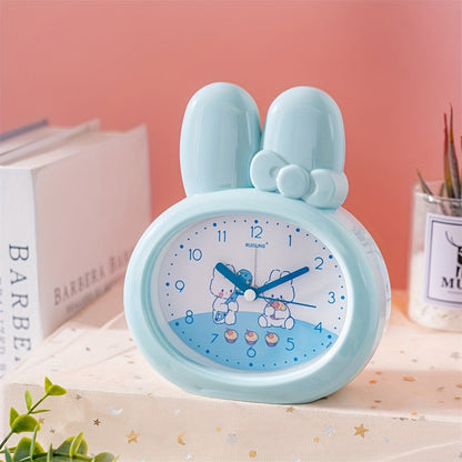 Skorter | BunnyTime - Cute Cartoon Rabbit Alarm Clock with Night Light
