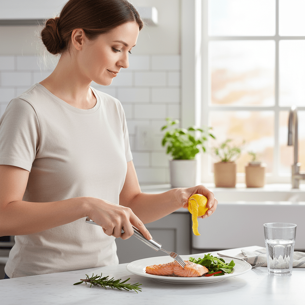 Skorter | 2-in-1 fruit cutter with integrated fork for fresh snacks