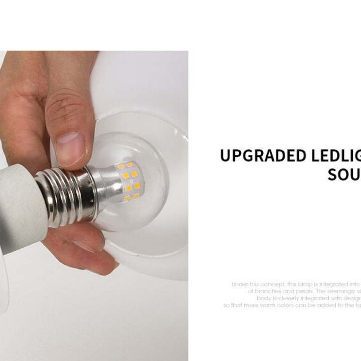 Skorter | Flower Branch Chandelier Living Room