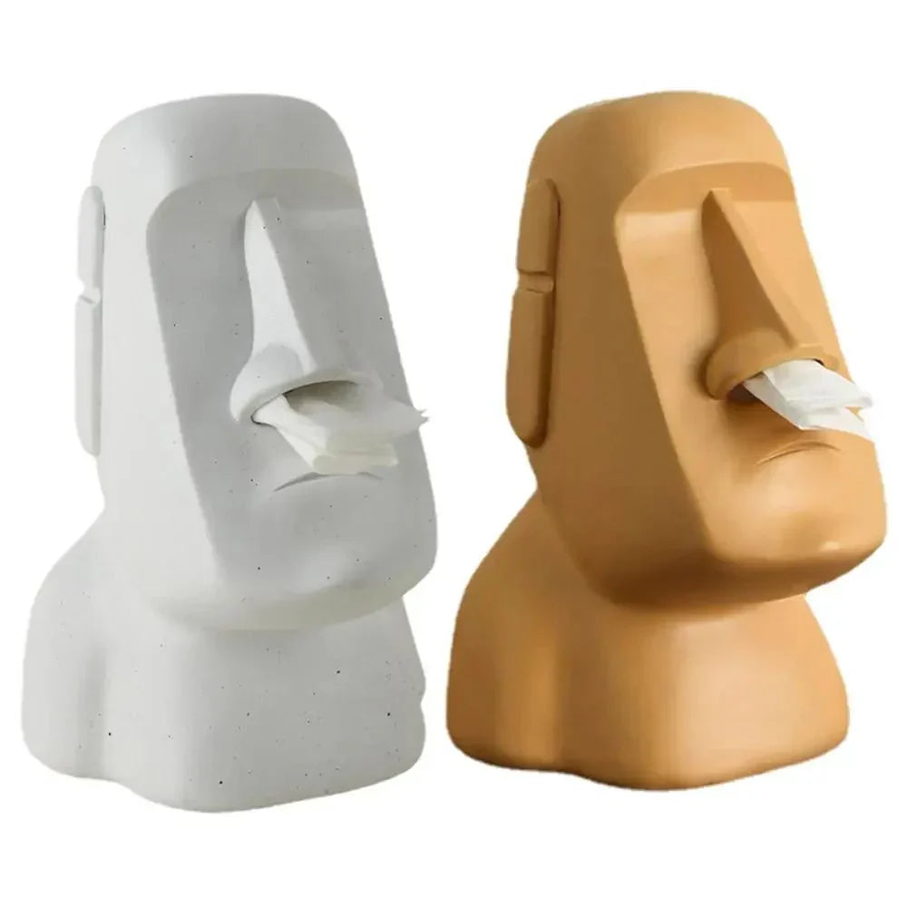 Skorter | Easter Island Style Statue Design Tissue Box