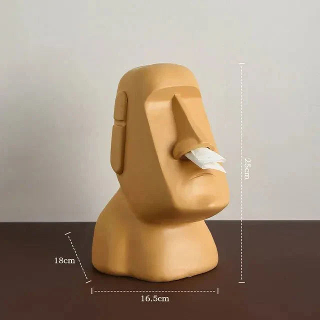 Skorter | Easter Island Style Statue Design Tissue Box