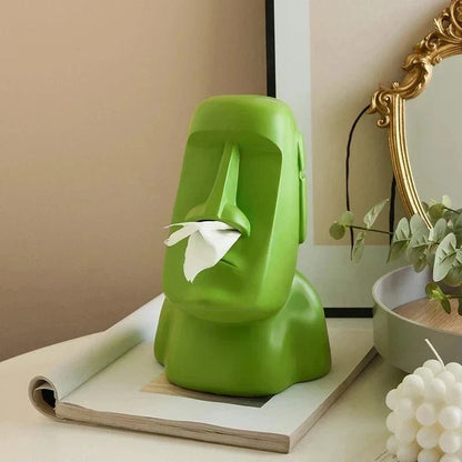 Skorter | Easter Island Style Statue Design Tissue Box