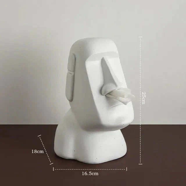 Skorter | Easter Island Style Statue Design Tissue Box