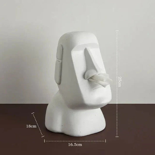 Skorter | Easter Island Style Statue Design Tissue Box