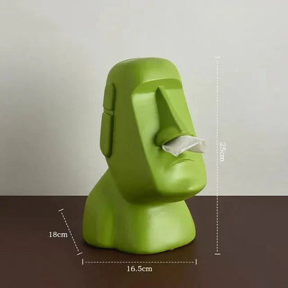 Skorter | Easter Island Style Statue Design Tissue Box
