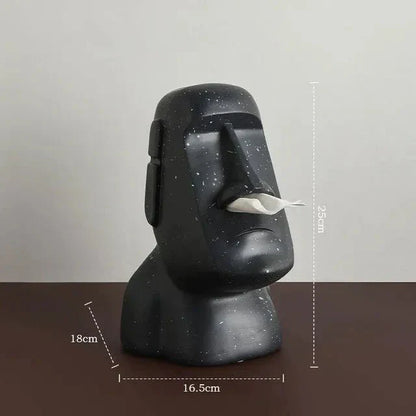 Skorter | Easter Island Style Statue Design Tissue Box