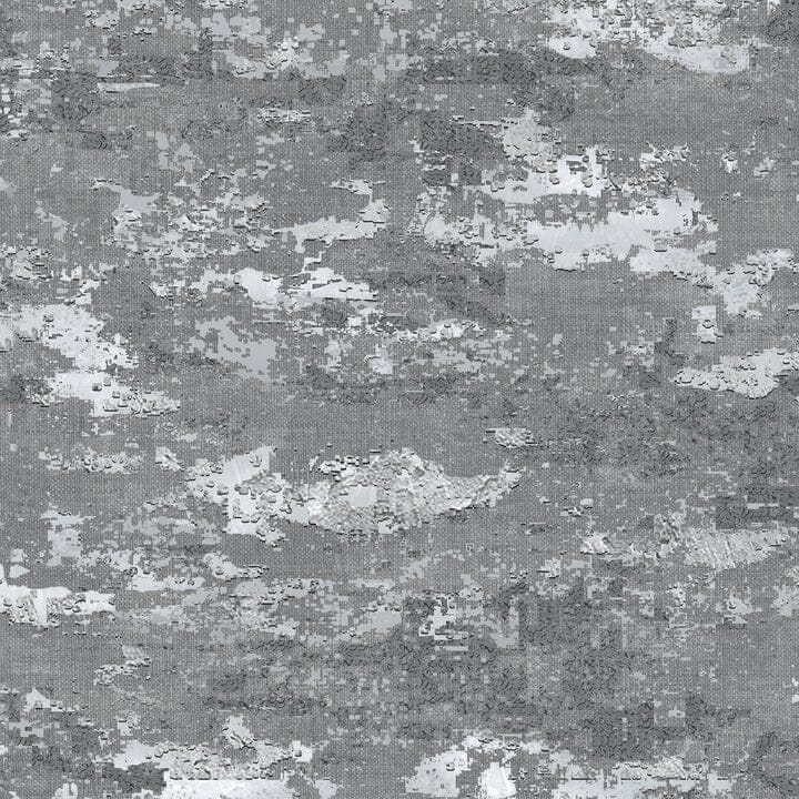 Skorter | Eavan Dark Gray & Silver Structured Patterned Wallpaper
