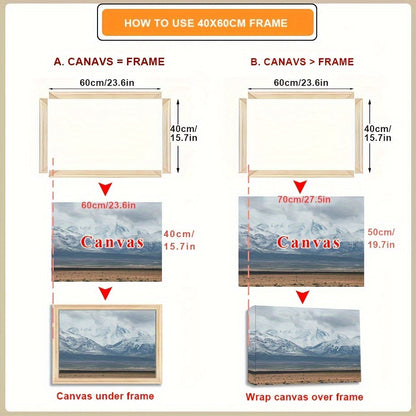 Skorter | DIY Solid Wood Picture Box for Diamond Painting and Wall Decoration - Perfect for Home Decoration