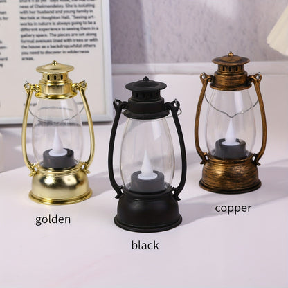 Skorter | NostalgicLight - Charming LED Kerosene Style Lamp with Batteries, Nostalgic Yellow Flame