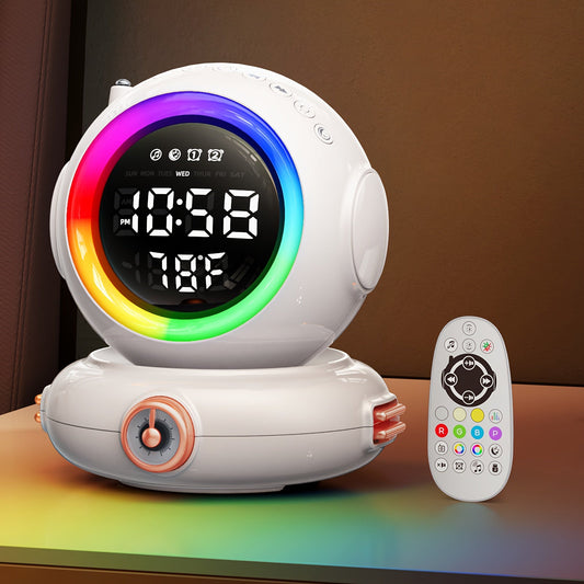 Skorter | MoonLite - Digital Alarm Clock with Sunrise Simulation and Dual Alarm