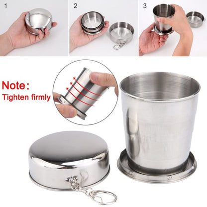 Skorter | Collapsible cup in stainless steel