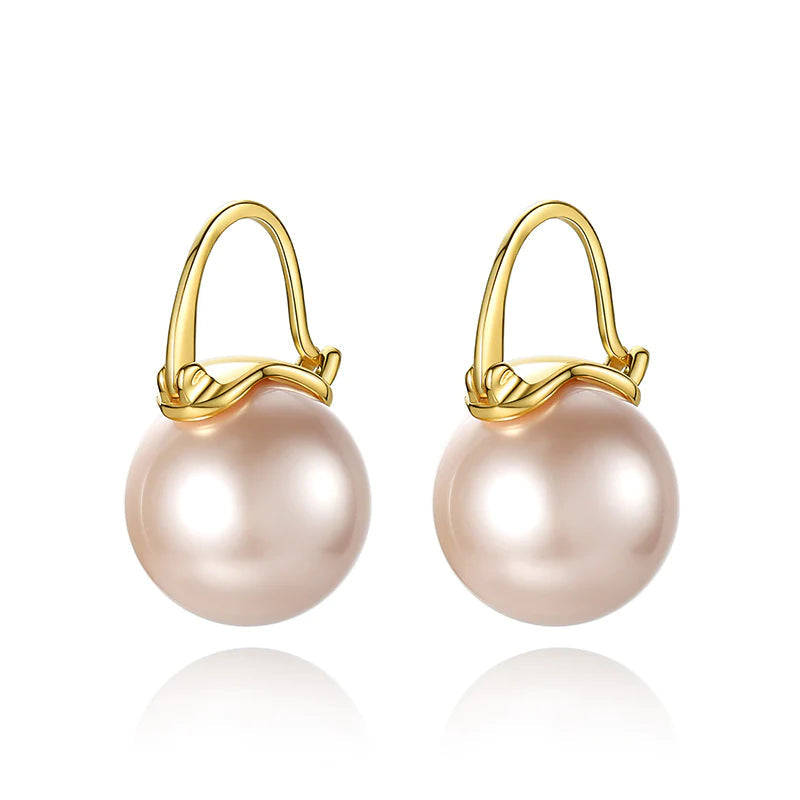 Skorter | Black Pearl Earrings  Available in White Champagne Grey Gold and Black  Pearl Dangle Earrings