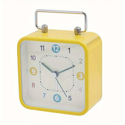 Skorter | TimeCube - Square Metal Alarm Clock with Night Light and Snooze