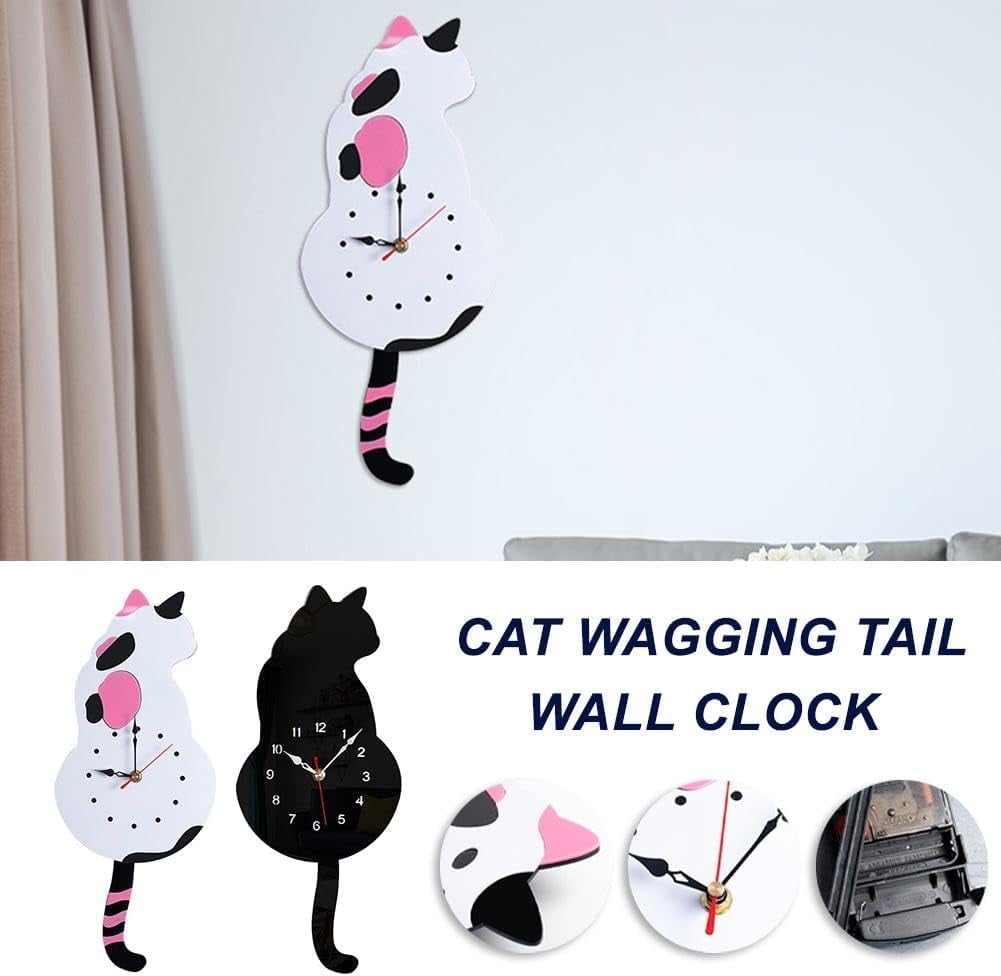 Skorter | Creative Cute Cat Clock With A Movable Tail