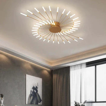 Skorter | Modern Firework-Style Ceiling Light – Decorative LED Lighting for Living Room, Bedroom & Dining