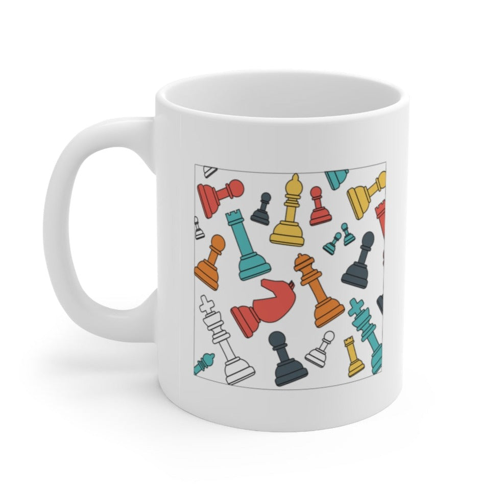 Skorter | Chess Pieces Ceramic Mug 11oz
