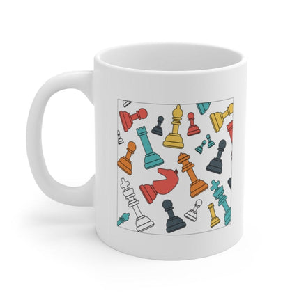 Skorter | Chess Pieces Ceramic Mug 11oz