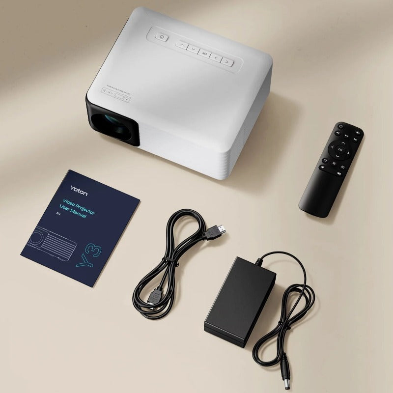 Skørter | Mini Projector 1080P Supported, 4000 Lumen LED 3.0 Outdoor Theater, 60000 HOURS BULB LIFETIME