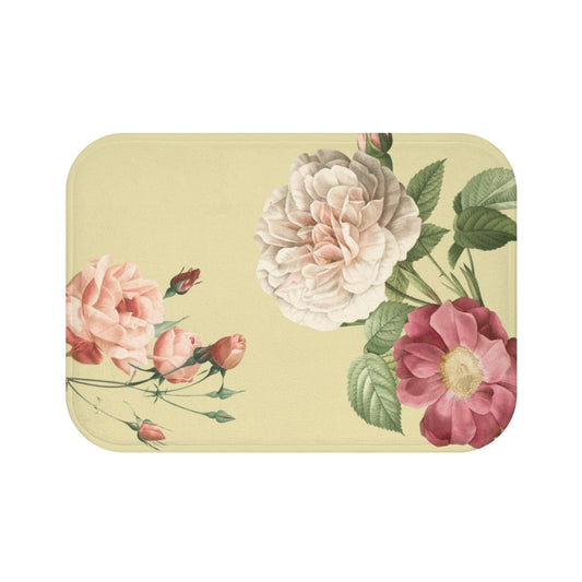 Skorter | Floral Print Bath Mat Home Accents