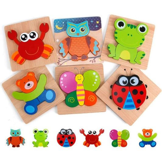 Skorter | Eco-friendly Wooden Puzzle | 6-Pack