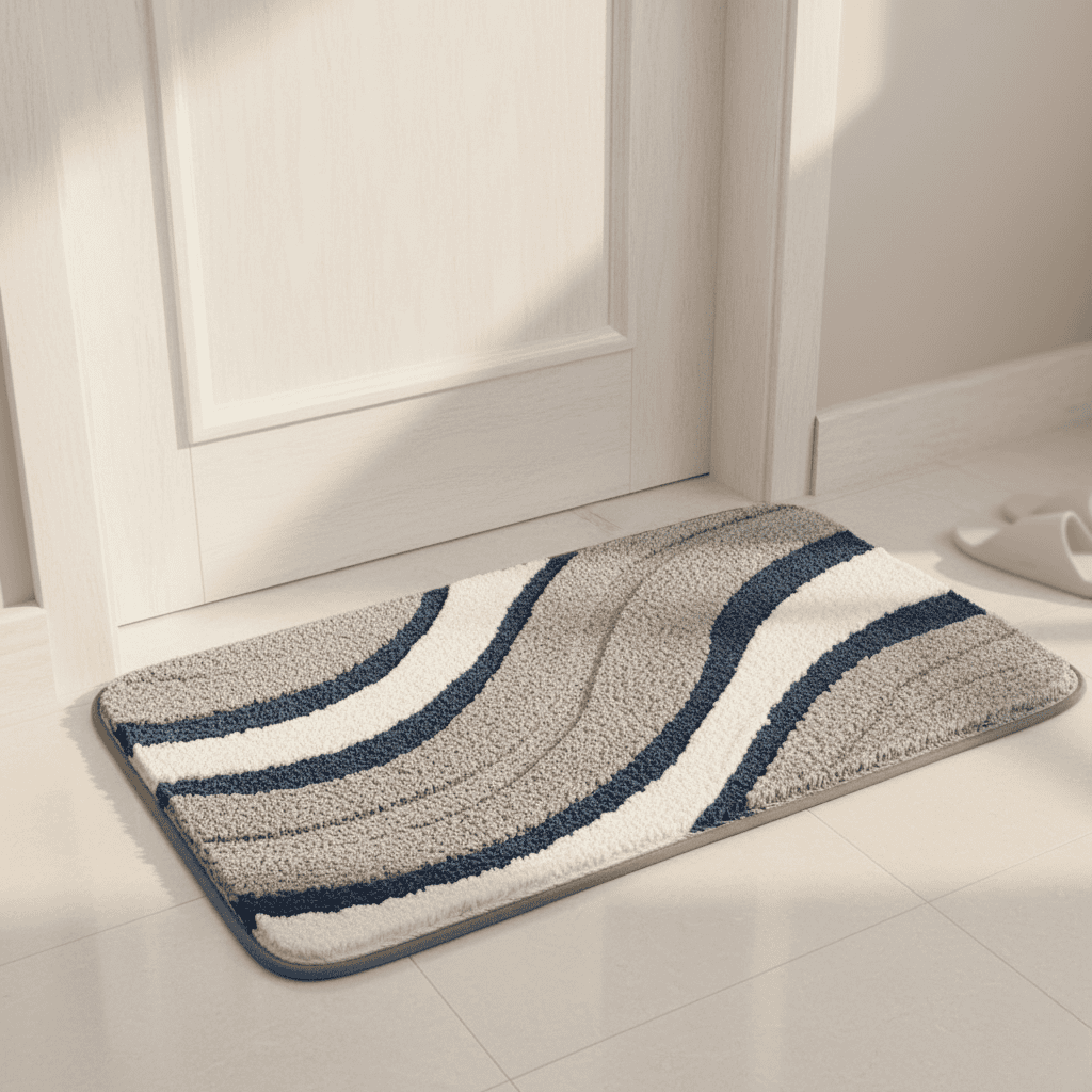 Skorter | ECOFLOOR – Non-Slip Organic Bath Mat for Luxurious Bathroom Comfort
