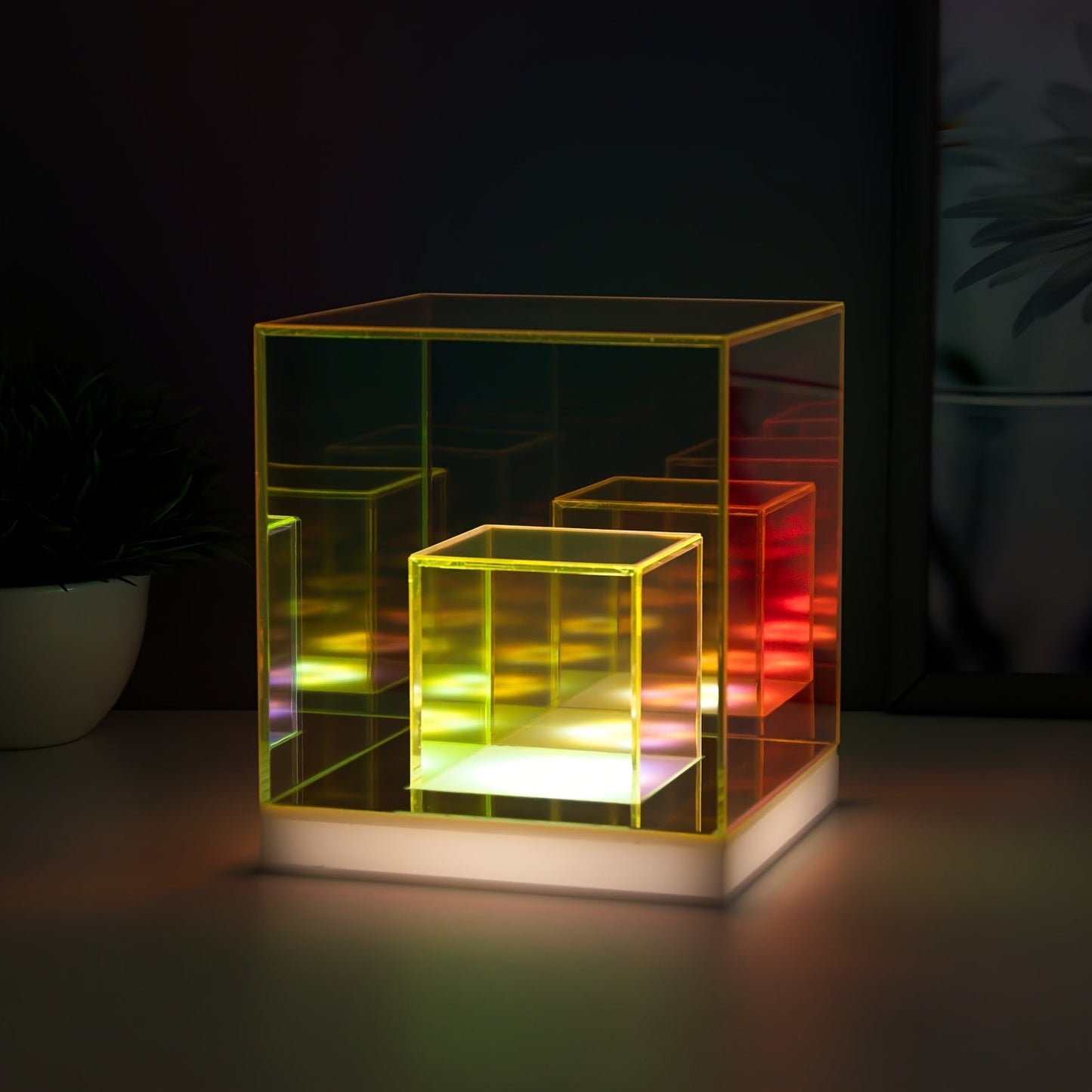Skorter | LumiLuxe - Traditional LED Table Lamp, 3-Color Adjustable, USB-Powered
