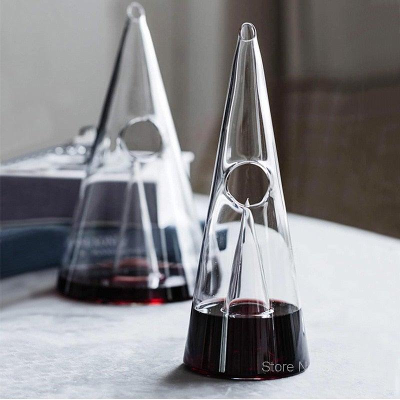 Skorter | Edifice Decanter - Handcrafted Glass Wine Decanter