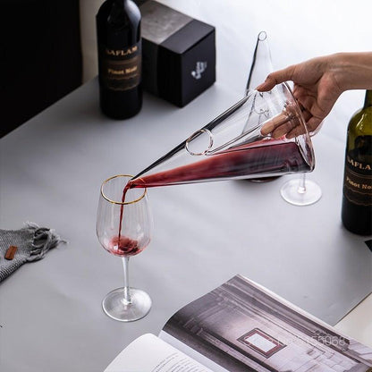 Skorter | Edifice Decanter - Handcrafted Glass Wine Decanter