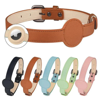 Skorter | EDOUARD – Stylish Dog Collar with Integrated Airtag Holder