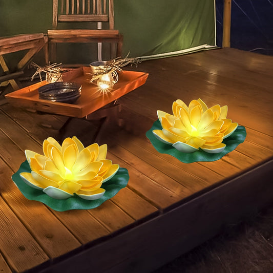 Skorter | SolarLily - Decorative Lotus-shaped Solar LED Lanterns in 3 Colors