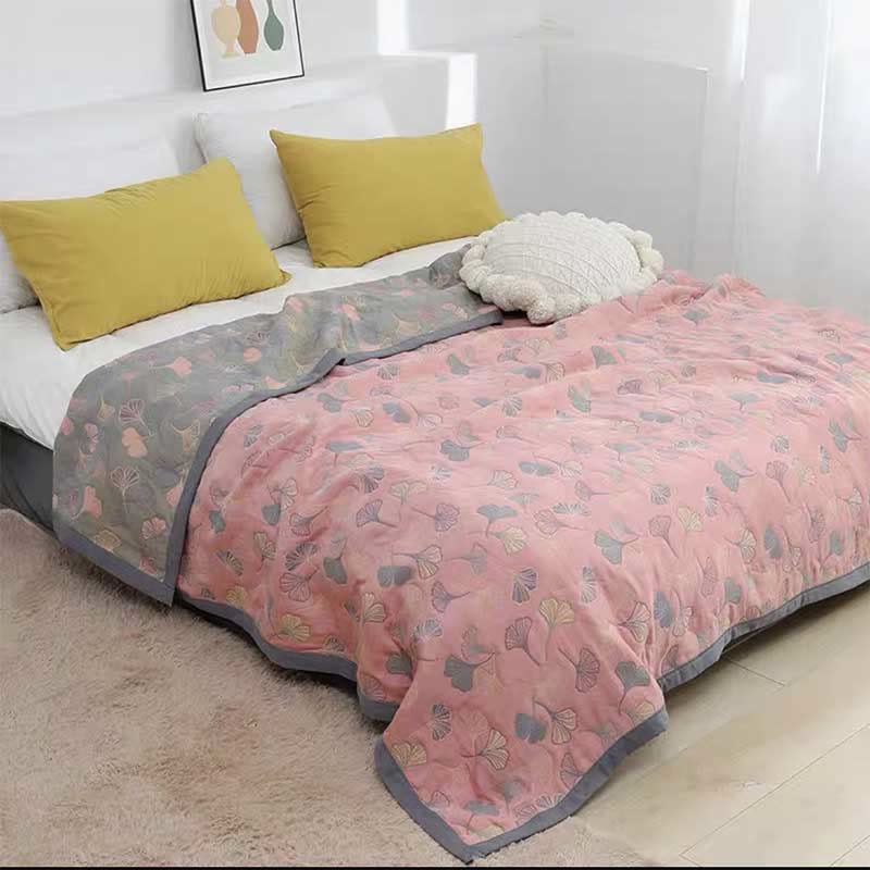 Skorter | LeafNest - Soft Cotton Bed Linen with Leaf Motif