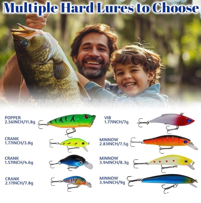 Skorter | 24 Days Christmas Countdown Fish Tackle Set