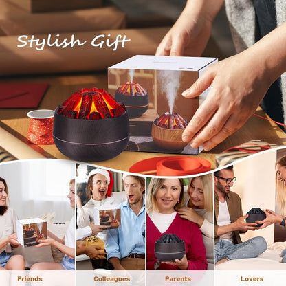 Skorter | Fire Diffuser - Mini simulated charcoal fire air humidifier with realistic flame effect