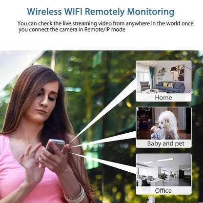 Skorter | Wireless Spy Camera - Hidden CCTV, WiFi, Outdoor Security, Motion Detection