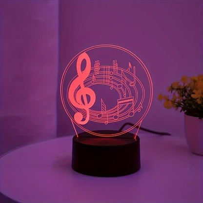 Skorter | MusikLys - Modern Acrylic Table Lamp with Touch Control and USB Connection