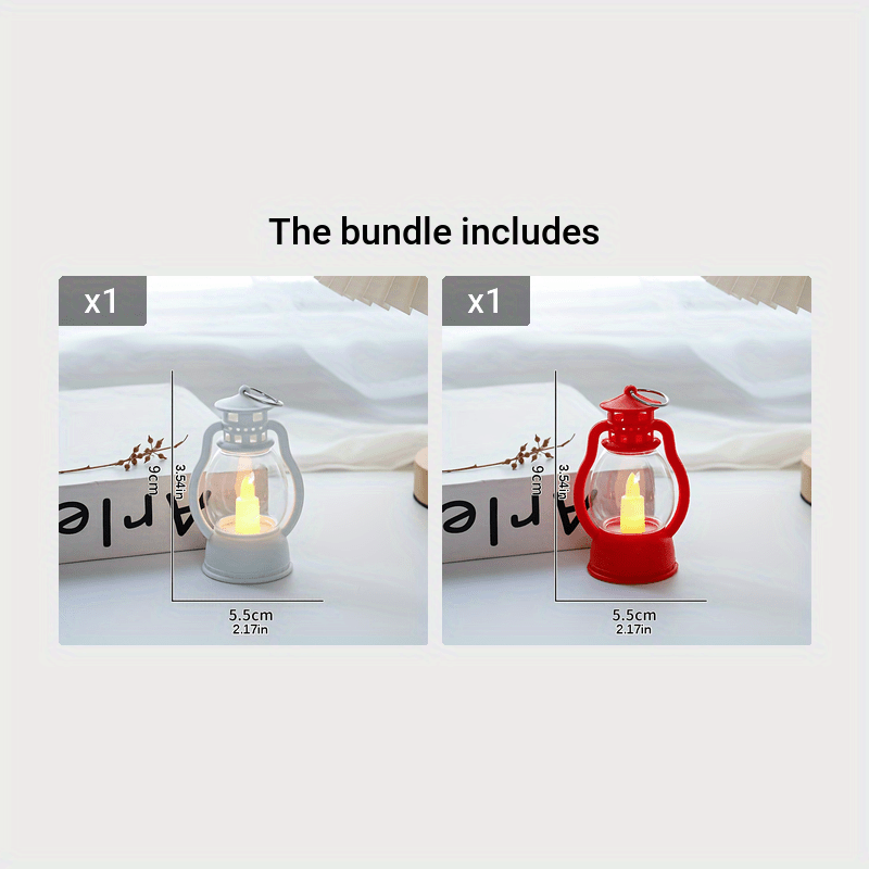 Skorter | VintageGlow - Charming LED Christmas Lantern on Battery