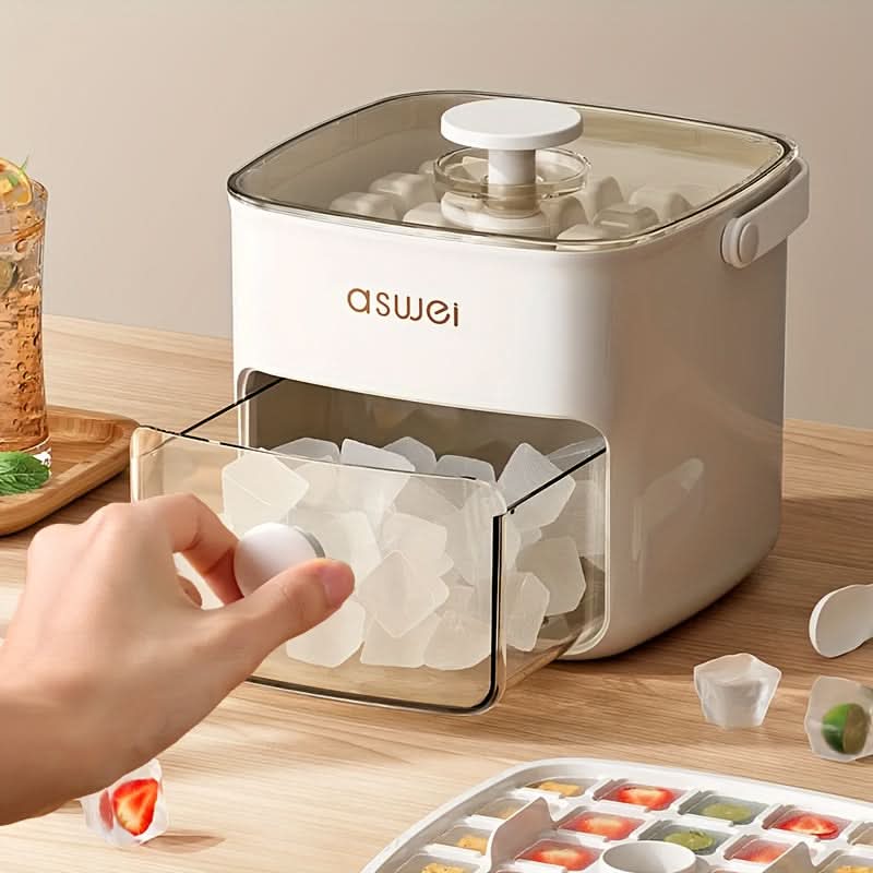 Skorter | Countertop Ice Maker for Cubes and Spheres