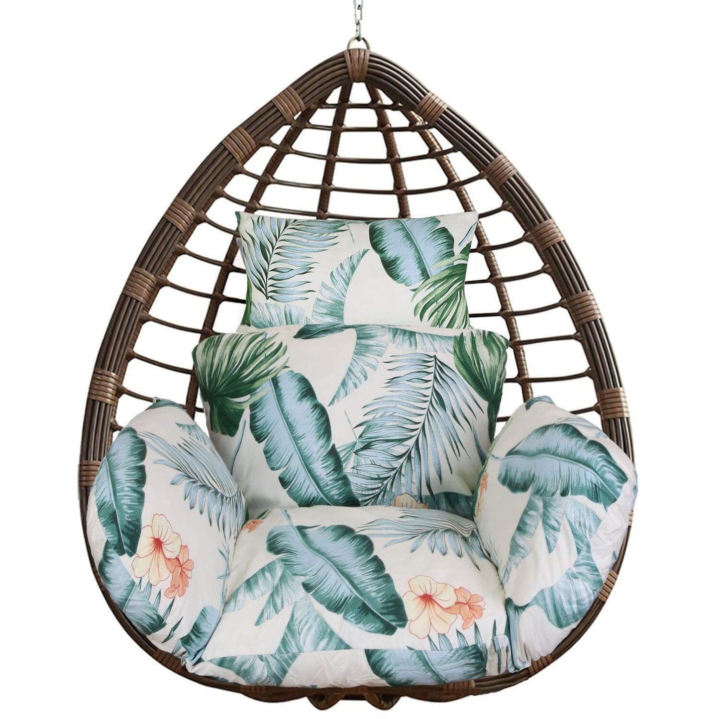 Skorter | Egg Chair Hanging Basket Seat Soft Cushion with Headrest