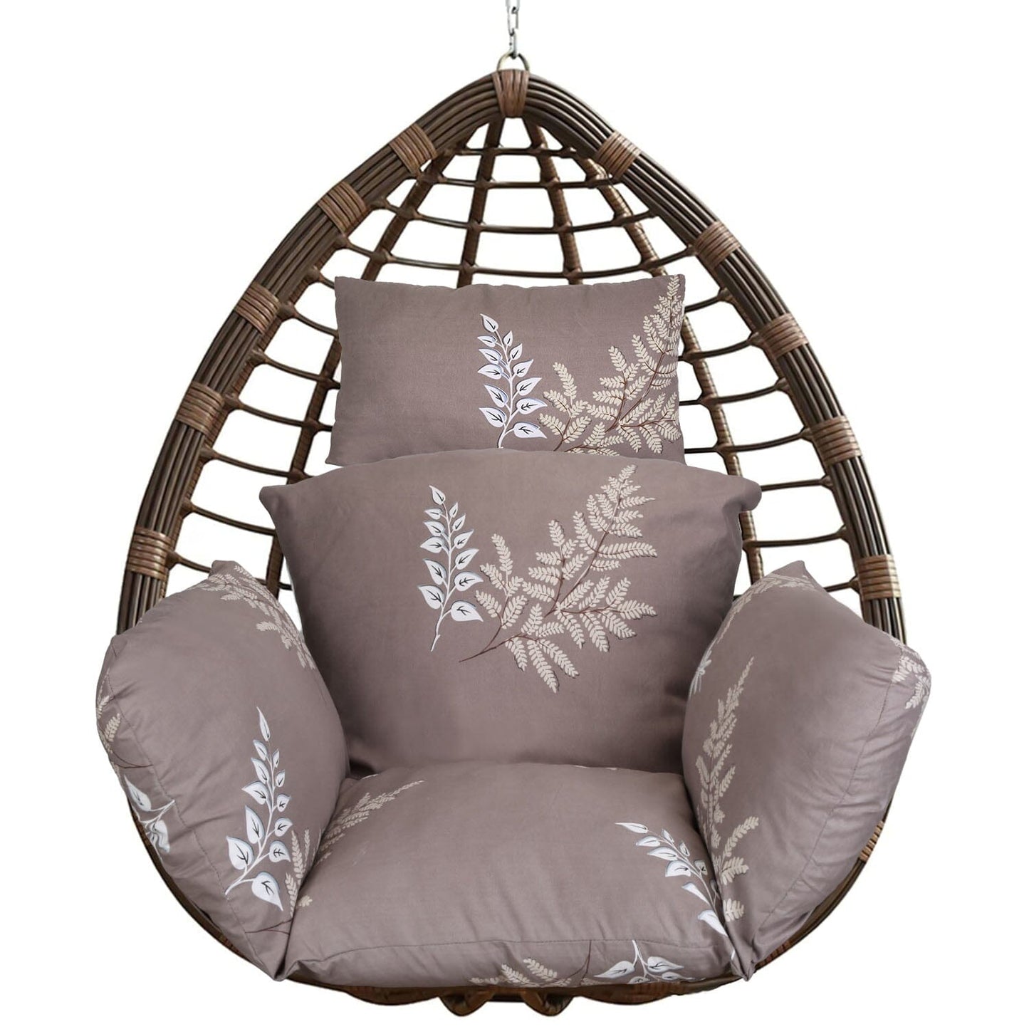 Skorter | Egg Chair Hanging Basket Seat Soft Cushion with Headrest