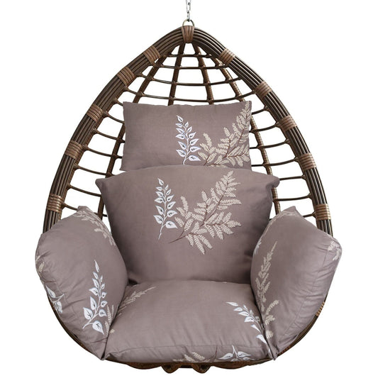 Skorter | Egg Chair Hanging Basket Seat Soft Cushion with Headrest