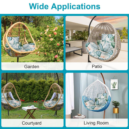 Skorter | Egg Chair Hanging Basket Seat Soft Cushion with Headrest