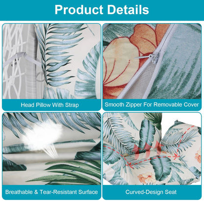 Skorter | Egg Chair Hanging Basket Seat Soft Cushion with Headrest