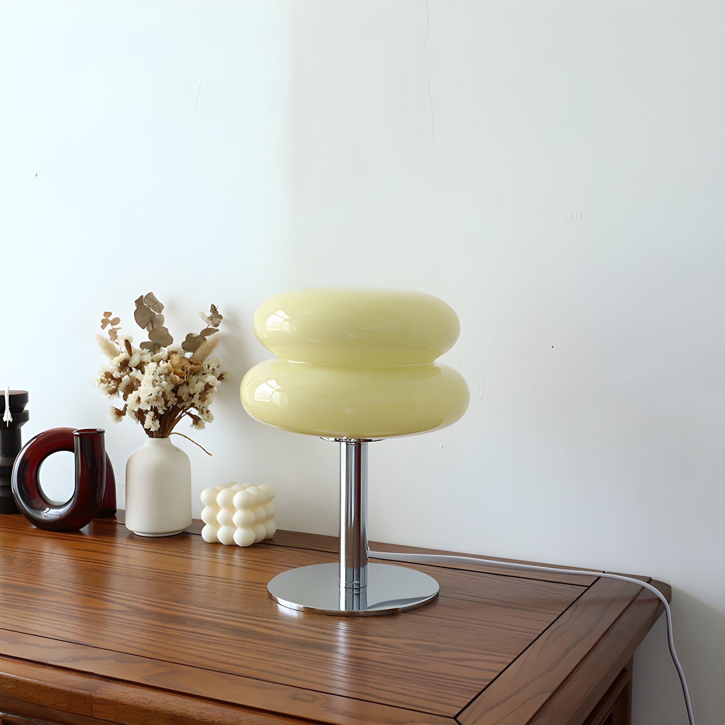 Skorter | Italian Designer Glass Egg Tarts LED Table Lamp