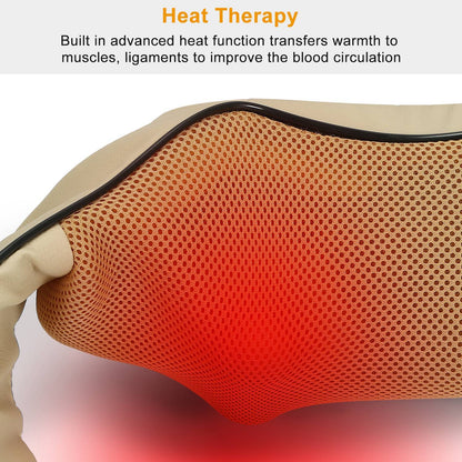 Skorter | Electric Back Massage Cape with Heat Deep Tissue 3D Knee Massage